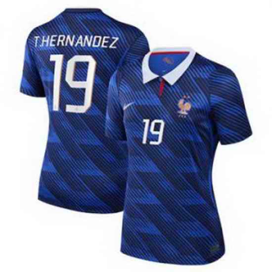 Women 19Theo Hernandez France Jersey   3